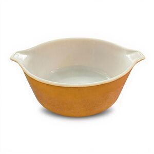 Vintage Pyrex Woodland Tan Casserole Dish 472-B 750ml